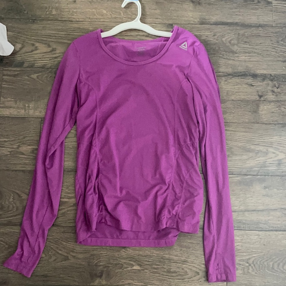 Purple Reebok Exercise top